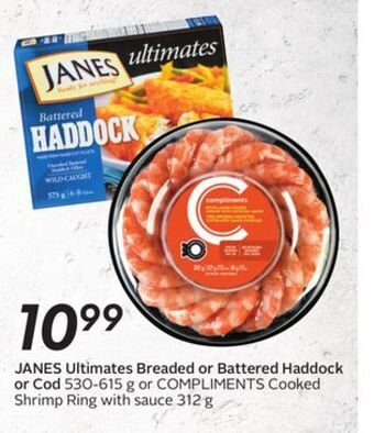 Sobeys Janes ultimates breaded or battered haddock or cod offer