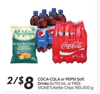 Sobeys Coca-cola or pepsi soft drinks offer