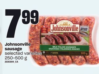Loblaws Johnsonville sausage, 250-500 g offer