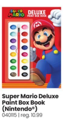 Toys R us Super mario deluxe paint box book (nintendo®) offer