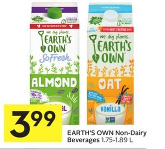 Foodland Earth's own non-dairy beverages 1.75-1.89 l offer