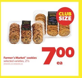 Real Canadian Superstore Farmer's market cookies, 21's offer