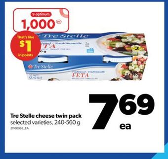 Real Canadian Superstore Tru stelle cheese twin pack, 240-560 g offer