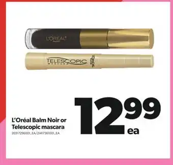 Real Canadian Superstore Loreal balm noir or telescopic mascara offer