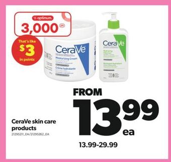 Real Canadian Superstore Cerave skin care products offer
