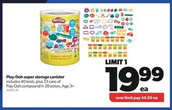 Real Canadian Superstore Play-doh super storage canister offer