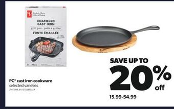 Real Canadian Superstore Pc® cast iron cookware offer