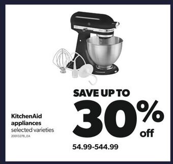 Real Canadian Superstore Kitchenaid appliances offer