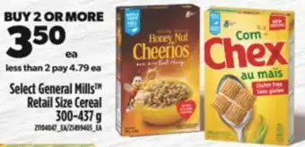 Real Canadian Superstore Select general mills™ retail size cereal, 300-437 g offer