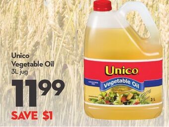 Longo's Unico vegetable oil offer