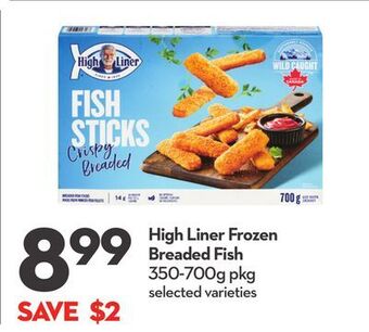 Longo's High liner frozen breaded fish offer