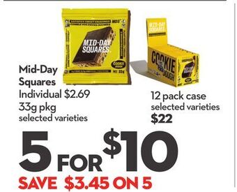 Longo's Mid-day squares offer