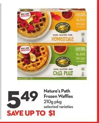 Longo's Nature's path frozen waffles offer