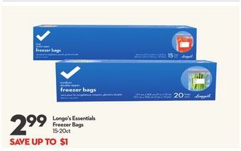 Longo's Longo's essentials freezer bags offer