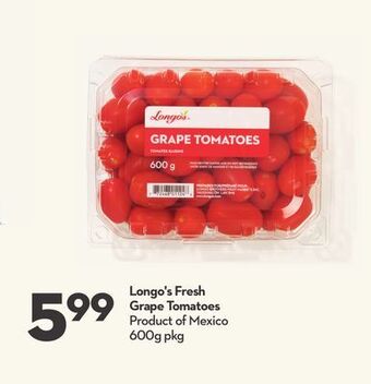 Longo's Longo's fresh grape tomatoes offer