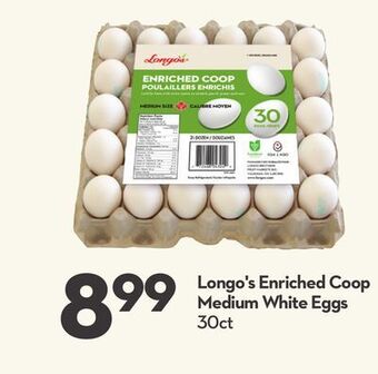 Longo's Longo's enriched coop medium white eggs offer