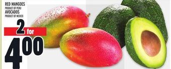 Metro Red mangoes offer