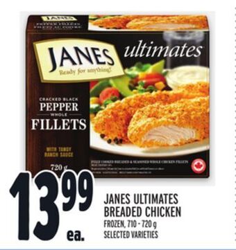 Metro Janes ultimates breaded chicken offer