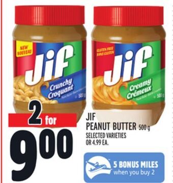Metro Jif peanut butter offer