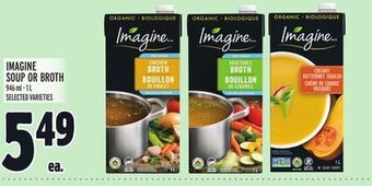 Metro Imagine soup or broth offer