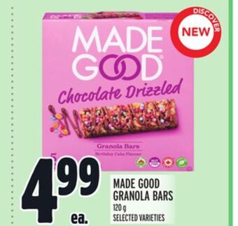 Metro Made good granola bars offer