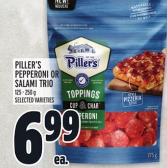 Metro Piller's pepperoni or salami trio offer