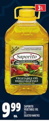 Metro Saporito vegetable oil offer