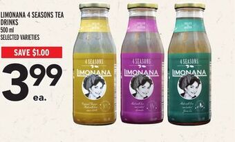 Metro Limonana 4 seasons tea drinks offer