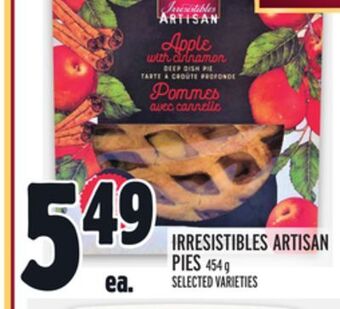 Metro Irresistibles artisan pies offer