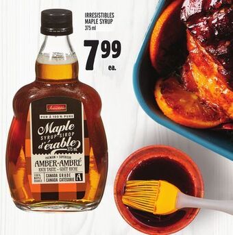 Metro Irresistibles maple syrup offer