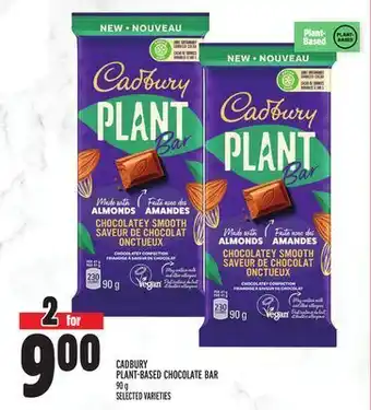 Metro Cadbury plant-based chocolate bar offer