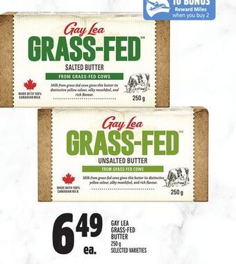 Metro Gay lea grass-fed butter offer