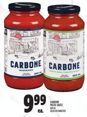 Metro Carbone pasta sauce offer