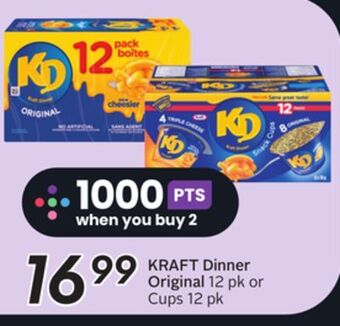 Sobeys Kraft dinner original offer