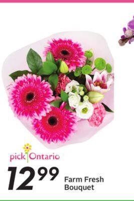 Sobeys Farm fresh bouquet offer