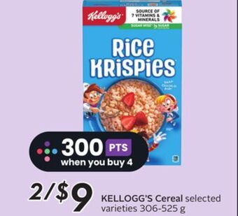 Sobeys Kellogg's cereal offer