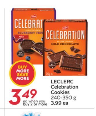 Sobeys Leclerc celebration cookies offer