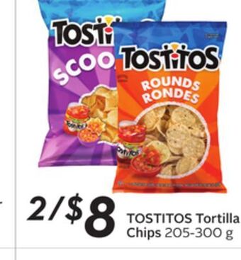 Sobeys Tostitos tortilla chips offer