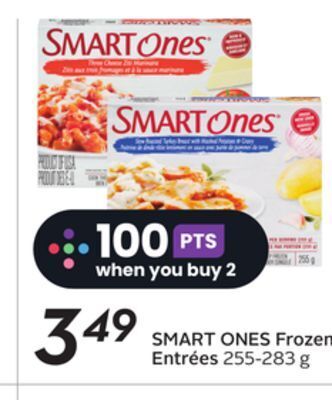 Sobeys Smart ones frozen entrées offer