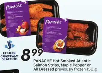 Sobeys Panache hot smoked atlantic salmon strips maple pepper or all dressed offer