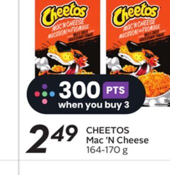 Sobeys Cheetos mac'n cheese offer