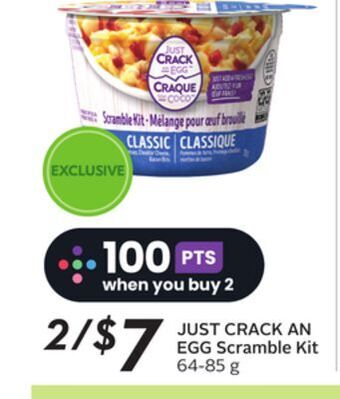 Sobeys Just crack an egg scramble kit offer
