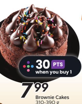 Sobeys Brownie cakes offer