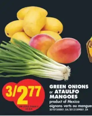 No Frills Green onions or ataulfo mangoes offer