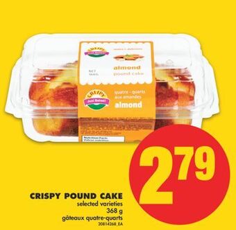 No Frills Crispy pound cake, 368 g offer