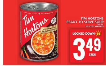 Food Basics Tim hortons ready to serve soup offer