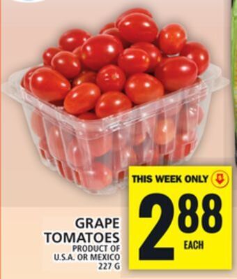 Food Basics Grape tomatoes offer