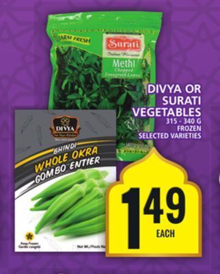 Food Basics Divya or surati vegetables offer