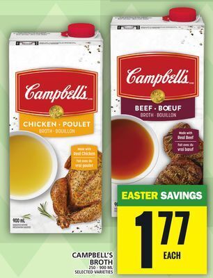 Food Basics Campbell's broth offer