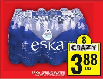Food Basics Eska spring water offer